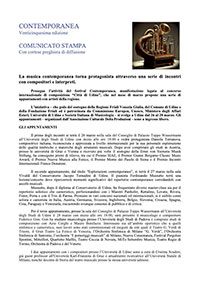 Contemporanea comunicato t